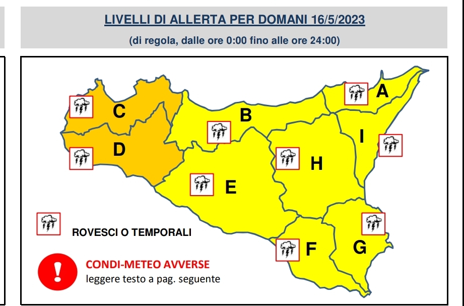 Il Maltempo Non Molla La Presa Domani Allerta Gialla