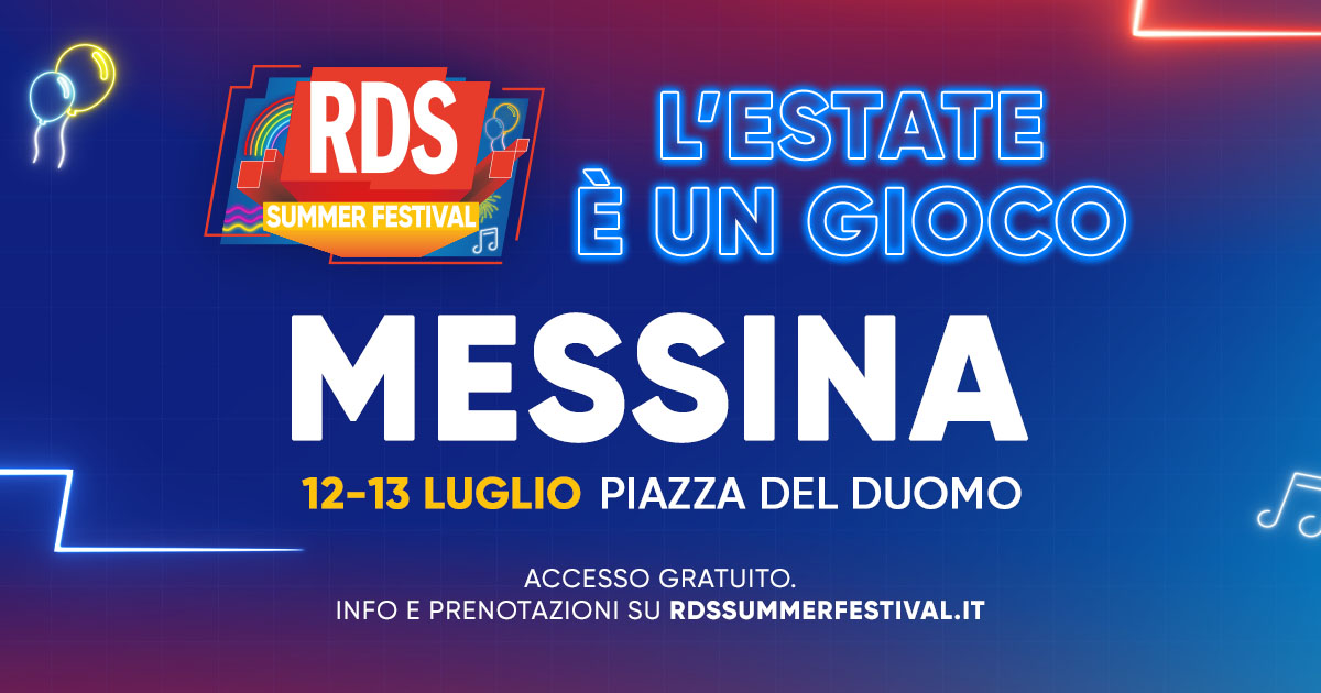 RDS Summer Festival da oggi le conferme delle prenotazioni per la